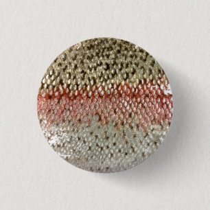 Regenboogforel Ronde Button 3,2 Cm
