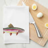 Regenboogforel Theedoek (Quarter Fold)