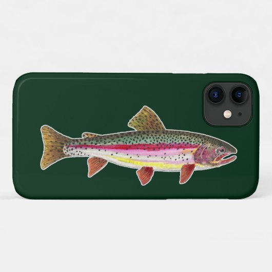Regenboogforel Vis Case-Mate iPhone Case (Achterkant (horizontaal))