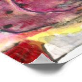 Regenboogforel vis poster (Hoek)