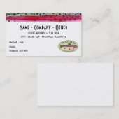 Regenboogforel Visitekaartje (Voorkant / Achterkant)