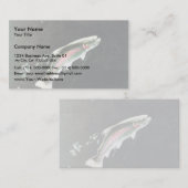 Regenboogforel Visitekaartje (Voorkant / Achterkant)