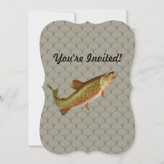  regenboogforel vliegen kaart (Voorkant)