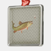  regenboogforel vliegen metalen ornament (Links)