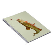 regenboogforel vliegen notitieboek (Rechterzijde)