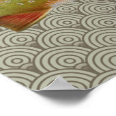  regenboogforel vliegen poster (Hoek)