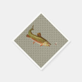 regenboogforel vliegen servetten (Hoek)