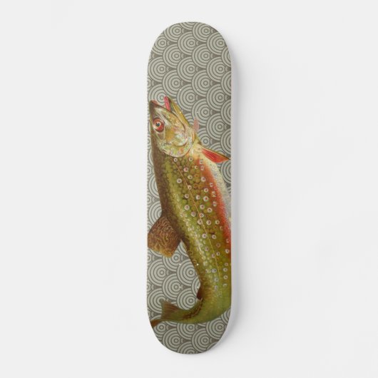 regenboogforel vliegen skateboard (Voorkant)
