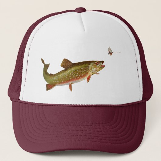 regenboogforel vliegen trucker pet (Voorkant)