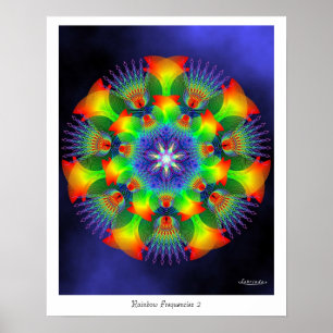 Regenboogfrequenties 2 Poster
