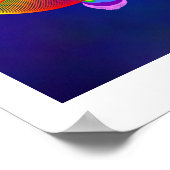 Regenboogfrequenties 5 Poster (Hoek)