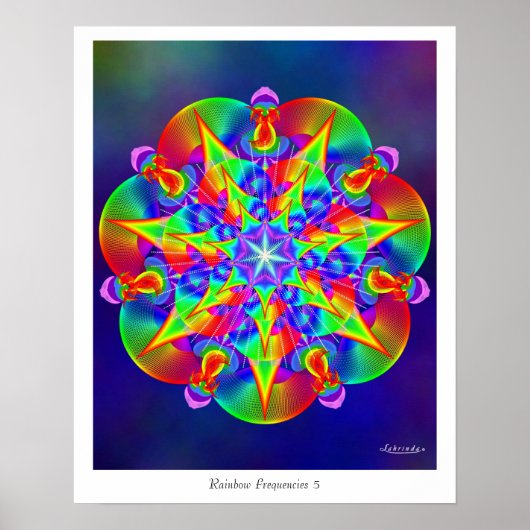 Regenboogfrequenties 5 Poster (Voorkant)