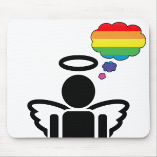 regenbooggedachten. muismat