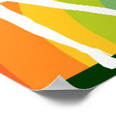 regenbooggedempte vrouw poster (Hoek)