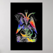 Regenbooggeit (Mendes) Baphomet Poster (Voorkant)