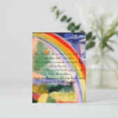 Regenbooggewas Briefkaart (Staand voorkant)