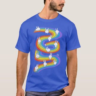 regenbooggglijbaan t-shirt