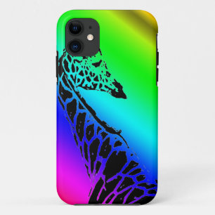 RegenboogGiraffe iPhone 11 Hoesje
