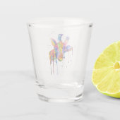 RegenboogGiraffe Scheerglas Shot Glas (Achterkant)