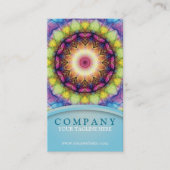 Regenboogglas Mandala Visitekaartje (Voorkant)