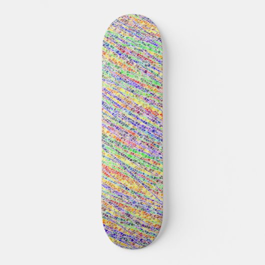 Regenboogglas Skateboard (Voorkant)
