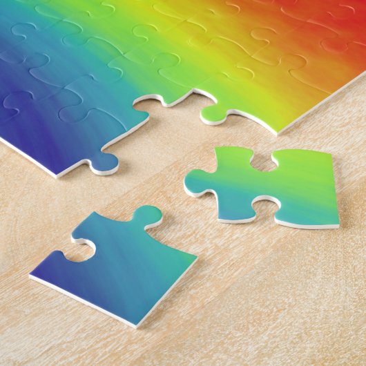 regenbooggolfpuzzel legpuzzel (Zijkant)