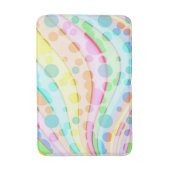 Regenbooggolven en bubbels badmat (Voorkant Verticaal)