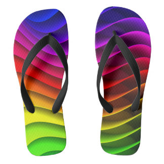 Regenbooggolven Teenslippers