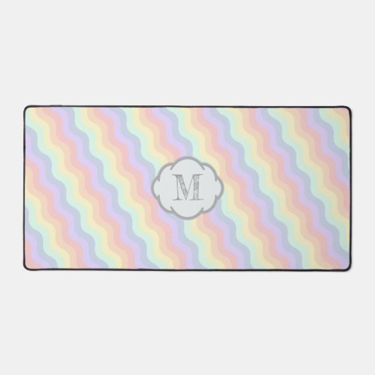 Regenbooggolven voor astel bureaumat (Voorkant)