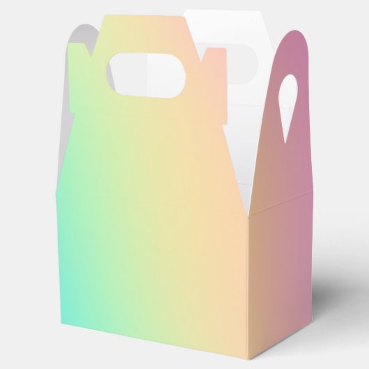 regenbooggradiënt bruiloft bedankdoosjes (Geopend)