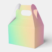  regenbooggradiënt bruiloft bedankdoosjes (Voorkant Zijde)