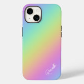 Regenbooggradiënt Case-Mate iPhone Case (Achterkant)