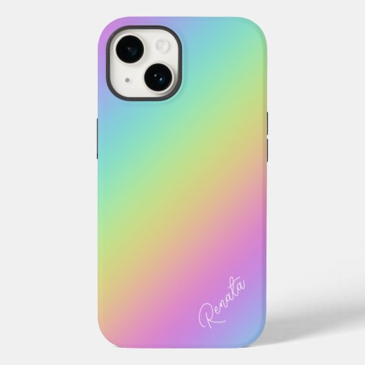 Regenbooggradiënt Case-Mate iPhone Case (Achterkant)