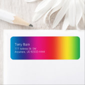 Regenbooggradiënt Etiket (Insitu)