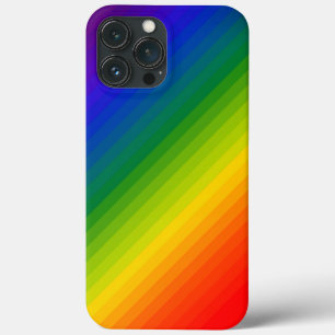 Regenbooggradiënt gestript Hoesje-mais Samsung iPhone 13 Pro Max Hoesje
