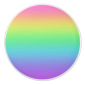 Regenbooggradiënt Keramische Knop (Voorkant)