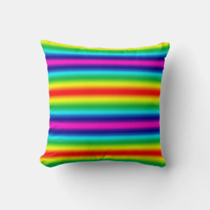 Regenbooggradiënt. Kussen
