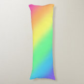 Regenbooggradiënt Lichaamskussen (Voorkant Verticaal)