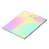 regenbooggradiënt op maat notitieblok (Gedraaid)