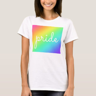 Regenbooggradiënt Pride Woman t-Shirt
