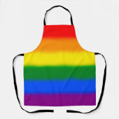 Regenbooggradiënt Schort (Voorkant)