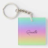 Regenbooggradiënt Sleutelhanger (Voorkant)