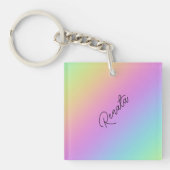Regenbooggradiënt Sleutelhanger (Voorkant)