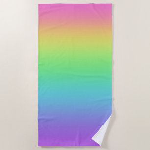 Regenbooggradiënt Strandlaken