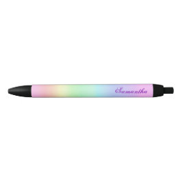  regenbooggradiënt zwarte inkt pen