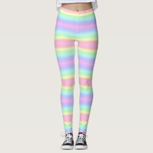  regenbooggradiëntstrips leggings