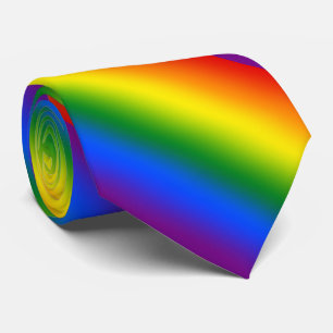 Regenbooggradiëntstrips Stropdas