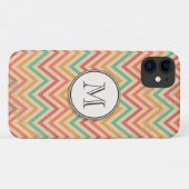 Regenbooggras Zigzag Chevrons Case-Mate iPhone Case (Achterkant (horizontaal))
