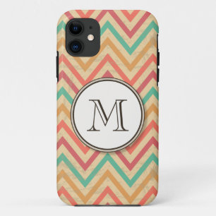 Regenbooggras Zigzag Chevrons iPhone 11 Hoesje