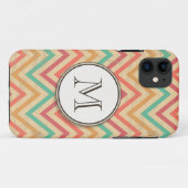 Regenbooggras Zigzag Chevrons Case-Mate iPhone Case (Achterkant (horizontaal))